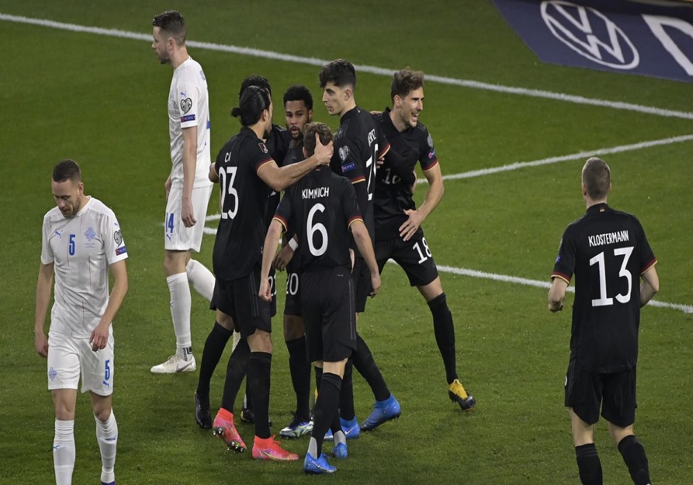 Đội tuyển Đức chiến thắng 4-0 trước Iceland